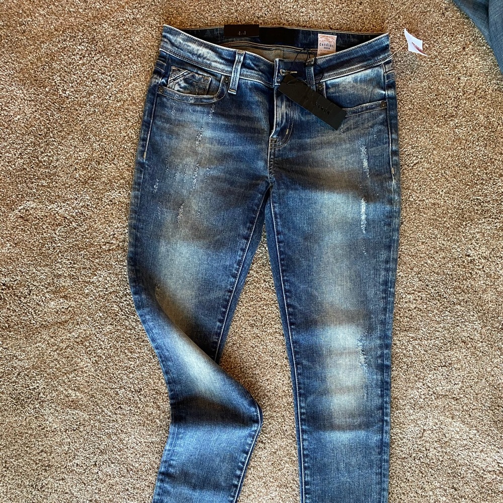 Buckle black jeans